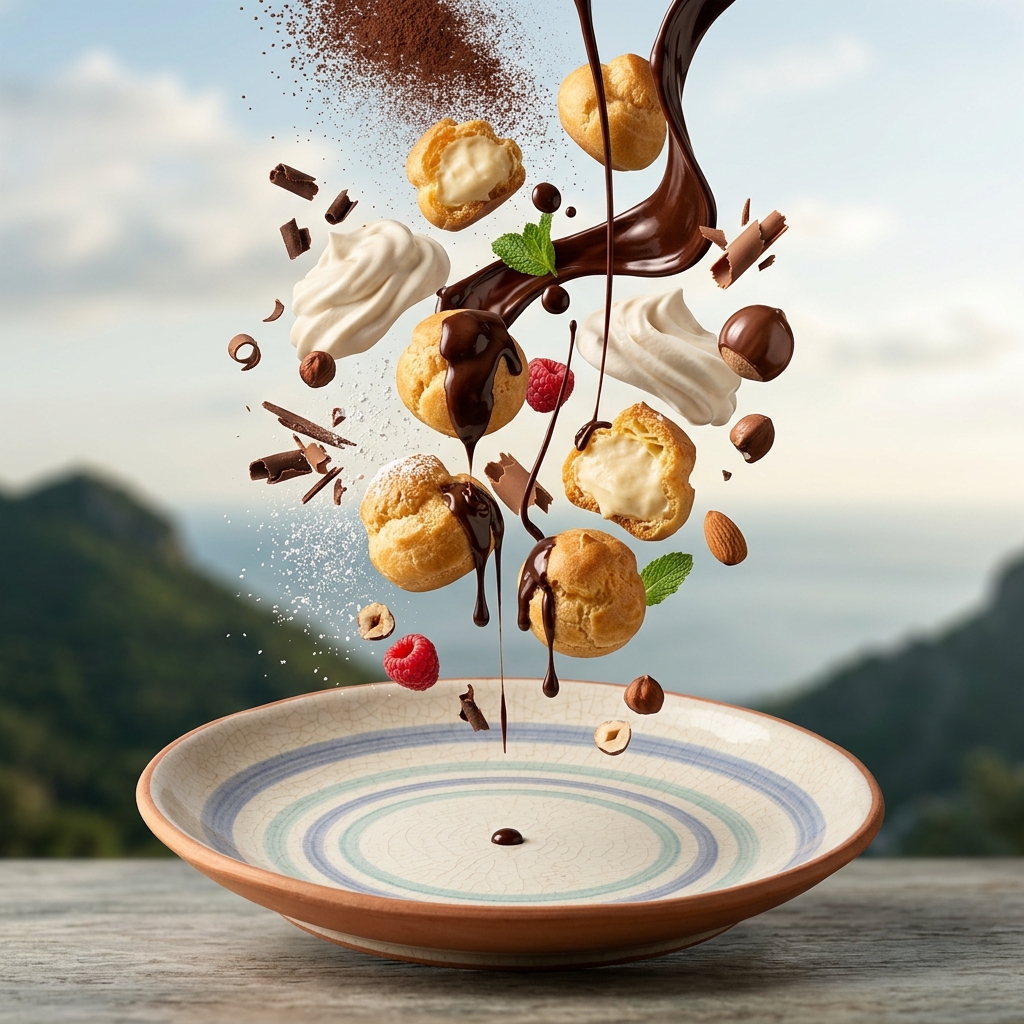 Profiteroles al Cioccolato